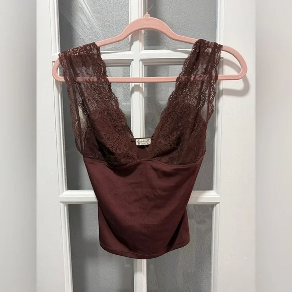 NWT Intimately FP Power Play Cami in Bittersweet Cocoa - Picture 7 of 8